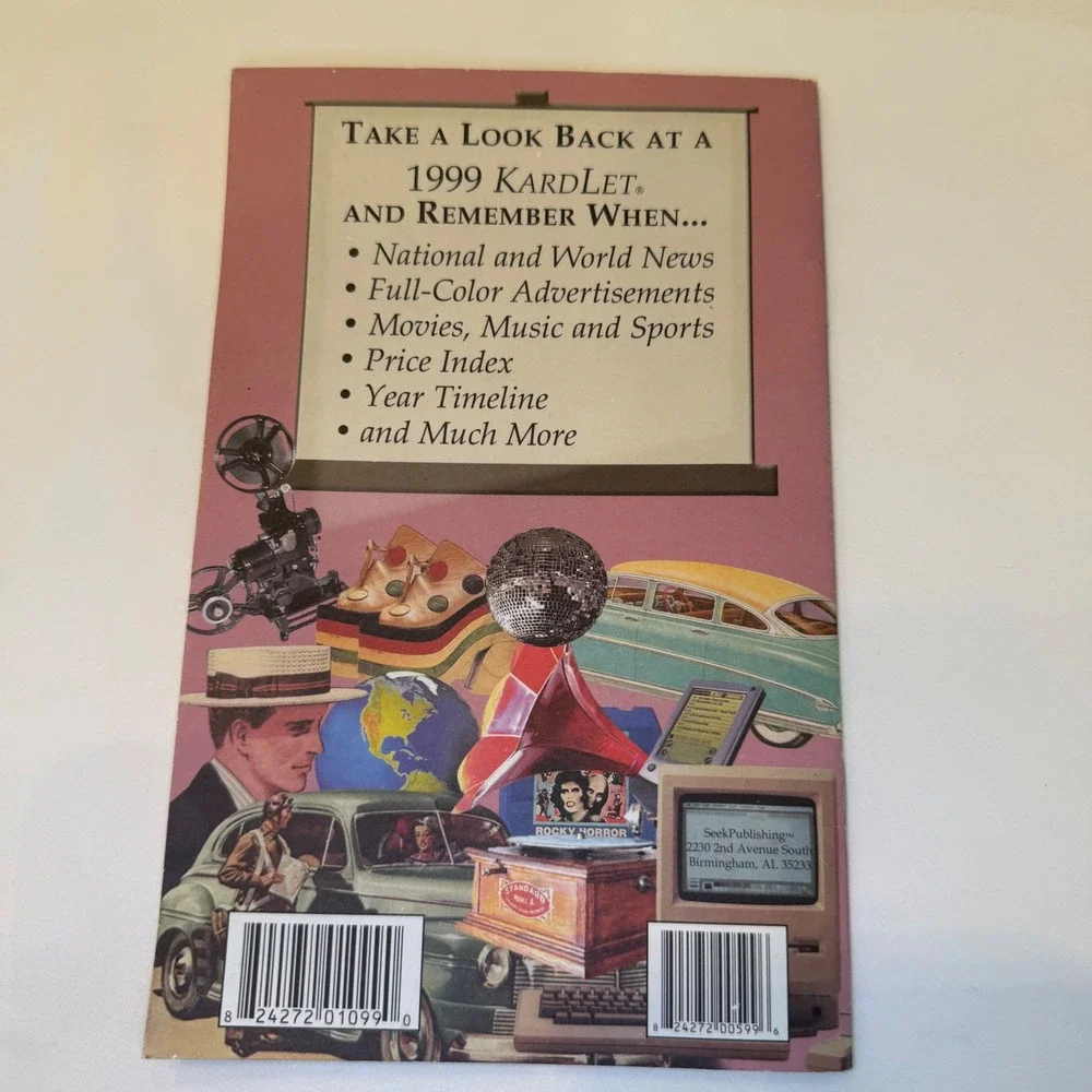 1999 Remember When KardLet Nostalgic Look Back In Time Booklet Seek Publishing